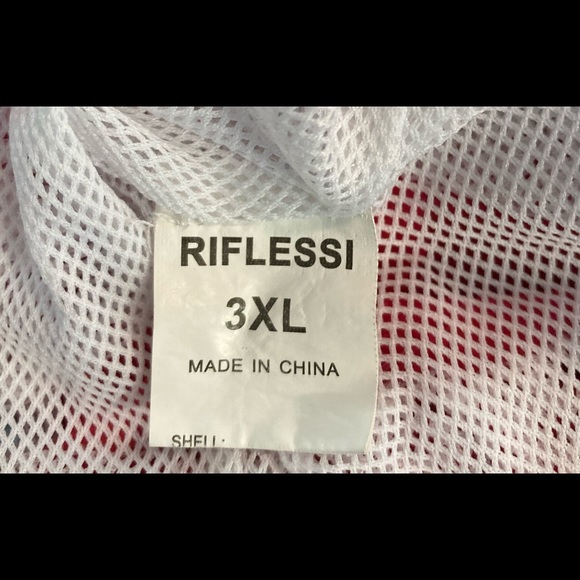 Riflessi Collection Premium Edition Windbreaker Jacket Pink and White - Picture 11 of 14